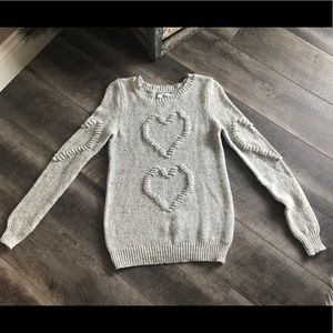 LC Lauren Conrad heart sweater